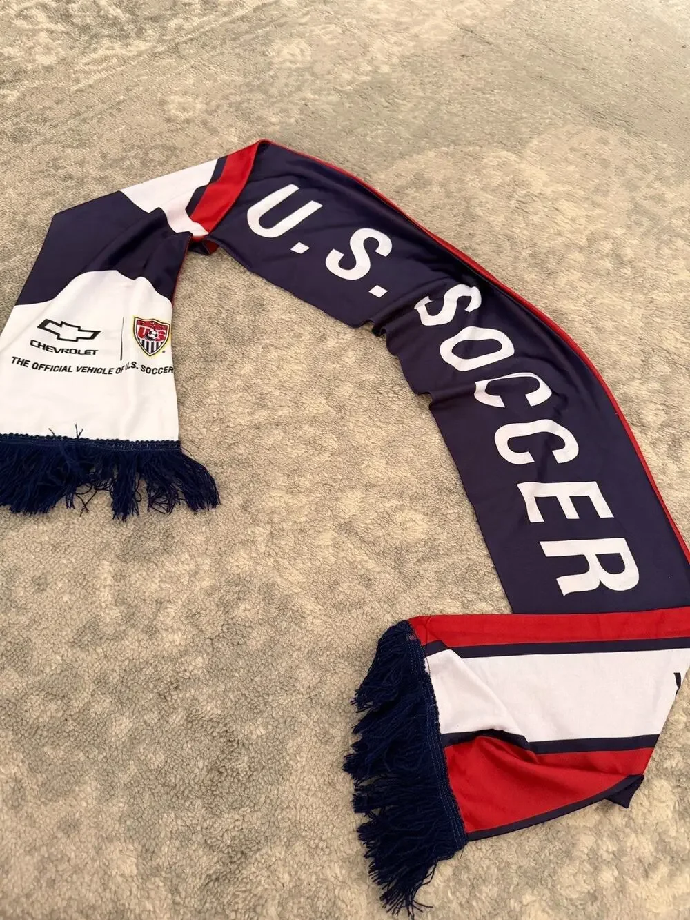 Official USA Soccer Scarf Licensed USA National Team FIFA Soccer Football